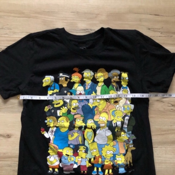 The Simpson’s Cast Black Tee - Picture 5 of 6